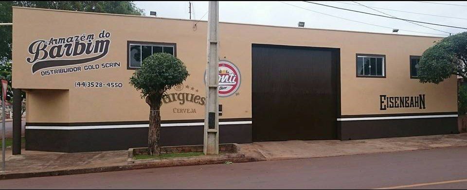 Fachada do Armazém do Barbim, em Assis Chateaubriand-PR