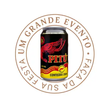Cachaça Pitú Lata – 350 ml – Armazém do Barbim